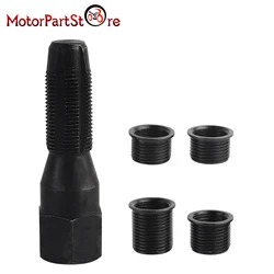 14mm Cylinder Head Rethread Kit Spark Plug Thread Repair Tool M14 x 1.25 Helicoil Reamer Tap with 4 Inserts