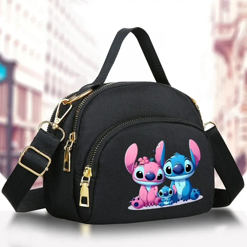 Disney Lilo & Stitch Women's Bags Shoulder Bag Cell Phone Purse Crossbody Shoulder Strap Handbag for Female Women's Underarm Bag