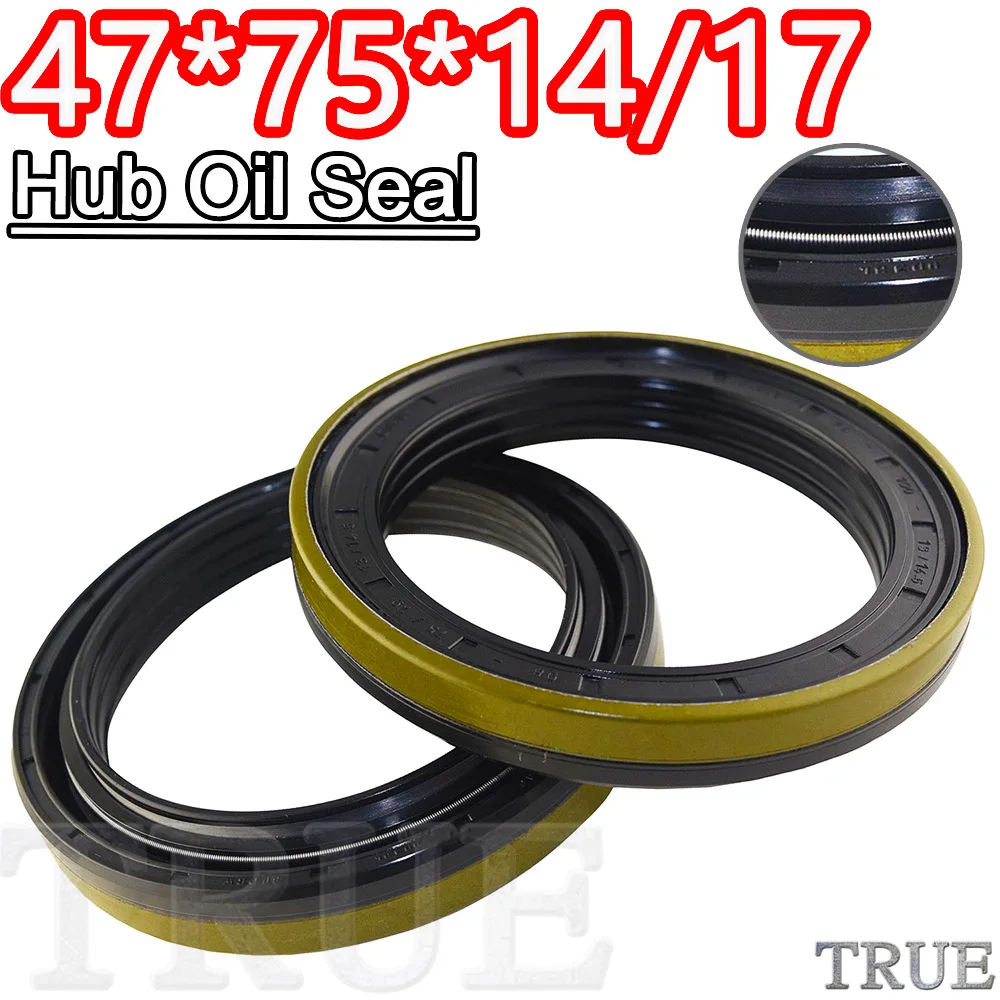 Hub Oil Seal 47*75*14/17 For Tractor Cat 47X75X14/17 High Quality Cartridge Cassette Combined Pressure Shaft Seal AG Mojing