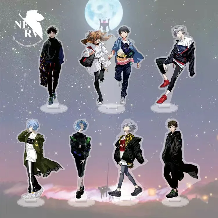 

EVA Anime NEON GENESIS EVANGELION Acrylic Stand Model Plate Decoration Originality Desk Figure Display Fan Gift Cool Collection