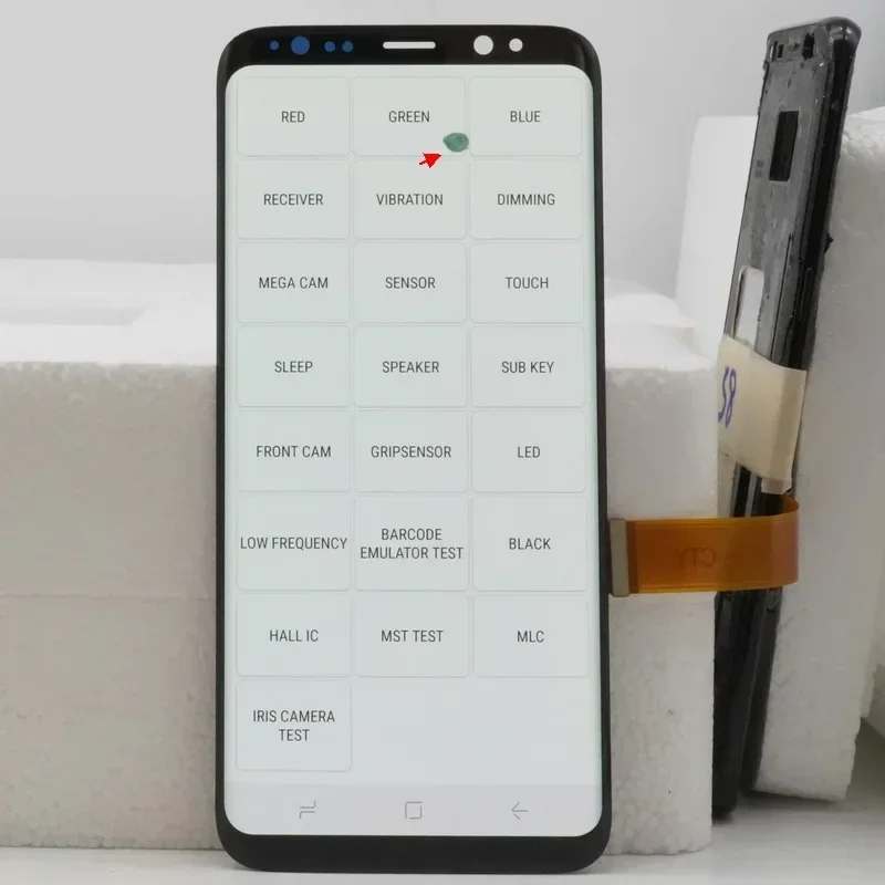 LCD Touch Screen Digitizer Assembly with Dots, Super AMOLED Display for Samsung Galaxy S8, SM-G950, G950F, DS