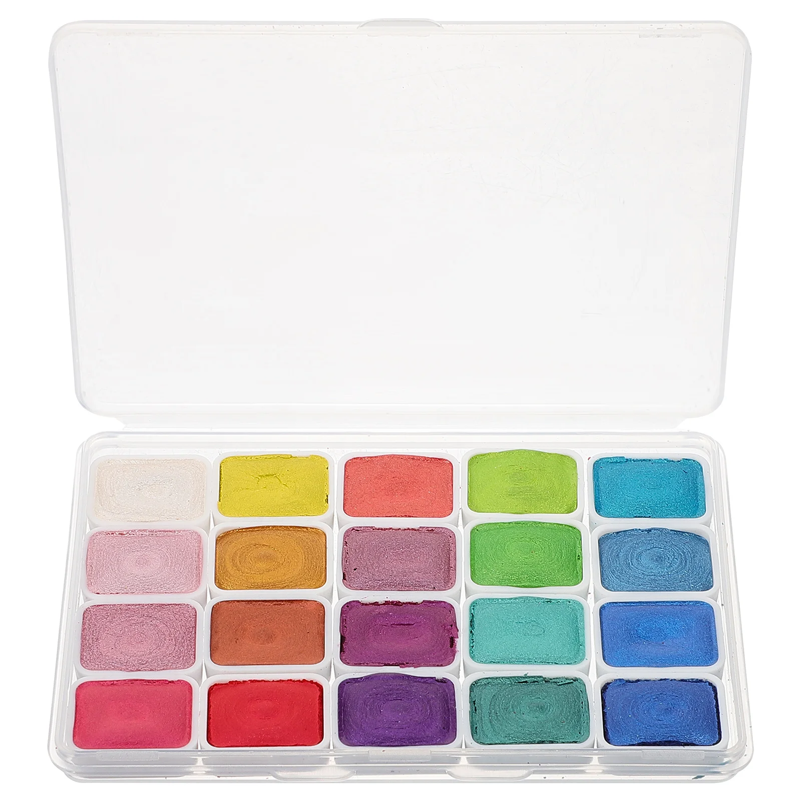 

Watercolor Paints for Beginners Portable Kit Solid Painting Pigments Natural Gum Arabic Kits