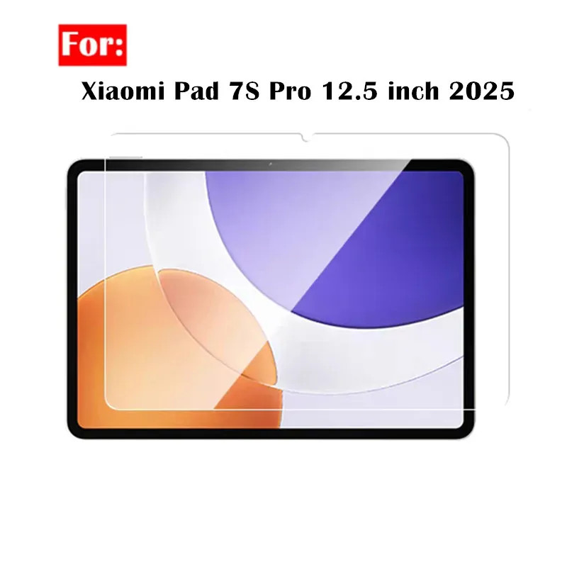 2Pcs Tempered Glass Screen Protector for Xiaomi Pad 7S Pro 12.5 2025 12.5 inch Hardness Protective Glass Film
