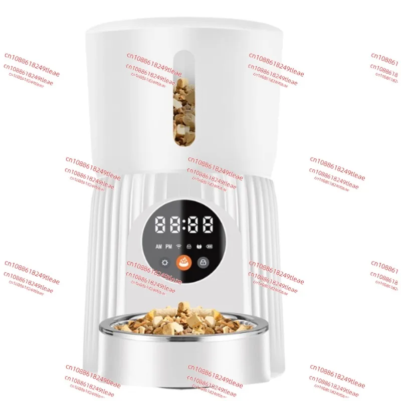 Smart WiFi connection pet feeder household cat and dog food automatic food distribution