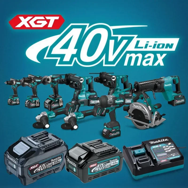 

Оригинальный аккумулятор Makita 40V XGT 5.0Ач 4.0Ач BL4050 BL4040 с высокой мощностью, длительным временем работы и быстрой зарядкой для беспроводных инструментов