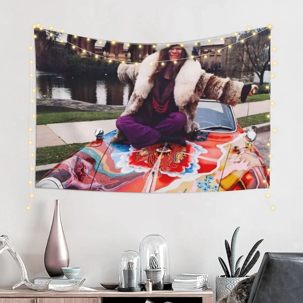 Janis Joplin Tapestry Room Decorator Room Decorations Aesthetics Wall Coverings Home Decorations Aesthetic Tapestry