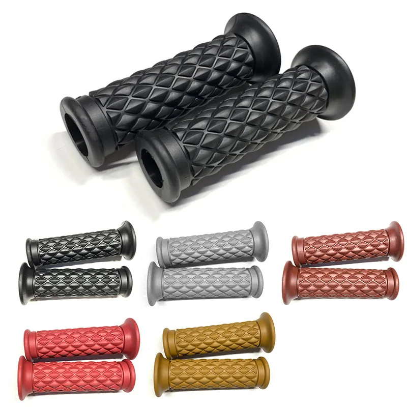 Universal 7/8\'\' 22mm Handle Grips Dirt Pit Bike Motorcycle Motocross Motorbike Handle Bar Grips For Yamaha Kawasaki Suzuki Honda