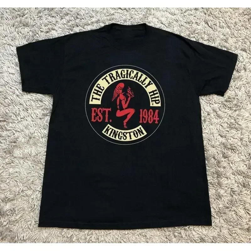 New Tragically Hip The Logo Classic Black T Shirt All Size S 5Xl