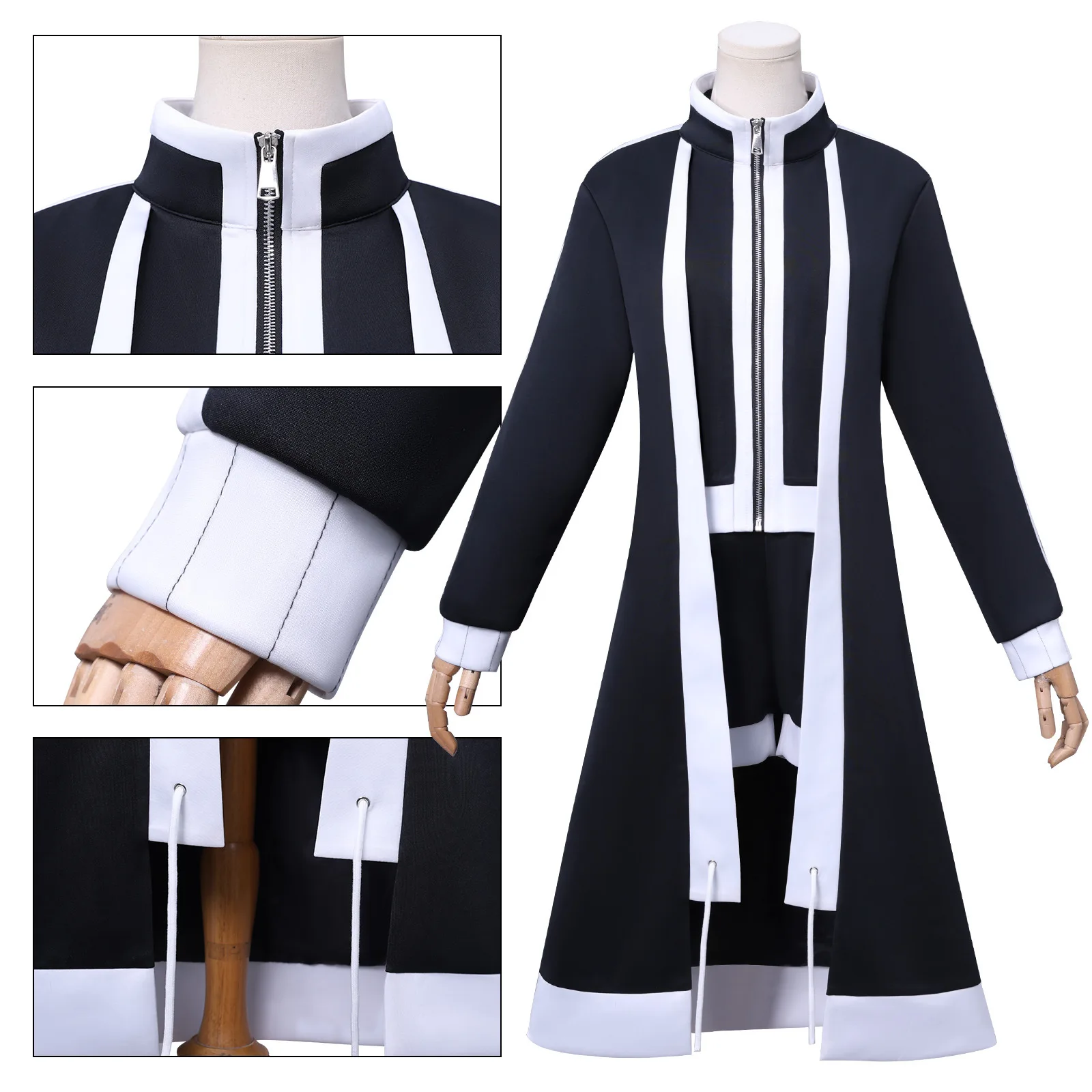 

Ichinose Shiki Cosplay Costume Dark Ghost Style School Uniform for Boys and Girls Halloween Themed Anime Outfit Perfect for