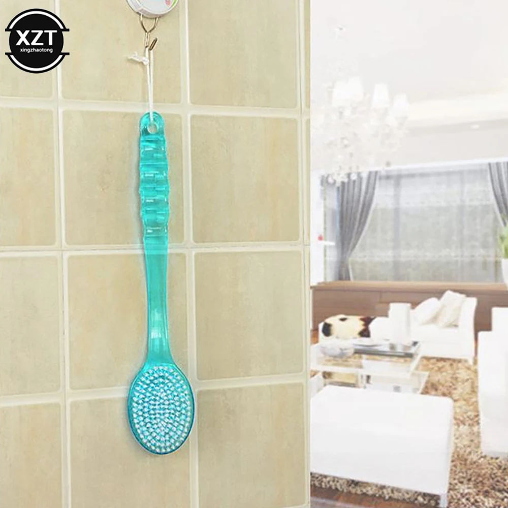Back Body Bath Shower Cleaning Bristle Brushes Bath Brush Long Handle Exfoliating Scrub Skin Massager Exfoliation Bathroom Brush