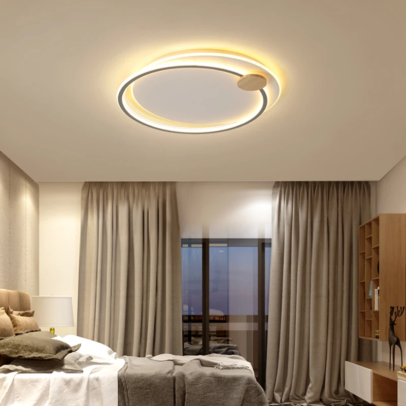 Minimalist Nordic bedroom chandelier ceiling led lights for room decor ultra-thin ceiling lamp living room study modern lighting