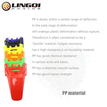 LINGQI CRF50 後擋泥板摩托車越野車擋泥板塑膠車身蓋,適用於 CRF 50 的防護配件 8 最佳銷售 crf 50 - №3