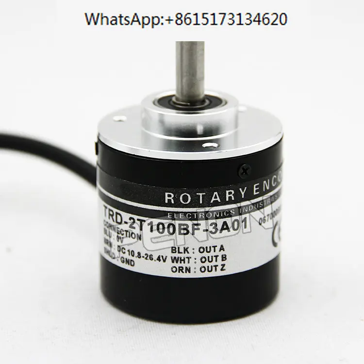 

TRD-2T100BF-3A01 rotary encoder outer diameter 38mm shaft diameter 6mm solid brand new