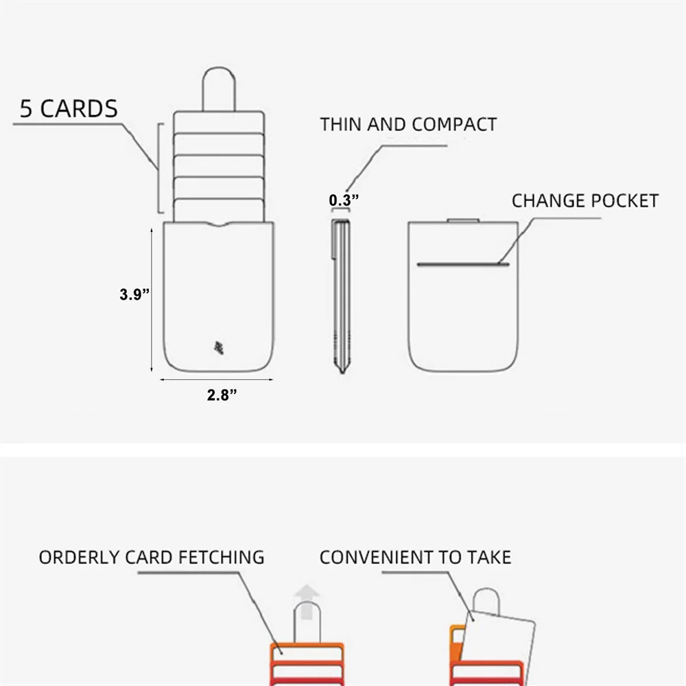 DAX V1 V2 V3 RFID кожаный чехол для удостоверения личности минималистичный портативный чехол для мужчин чехол для банковской кредитной карты кошелек для денег женский