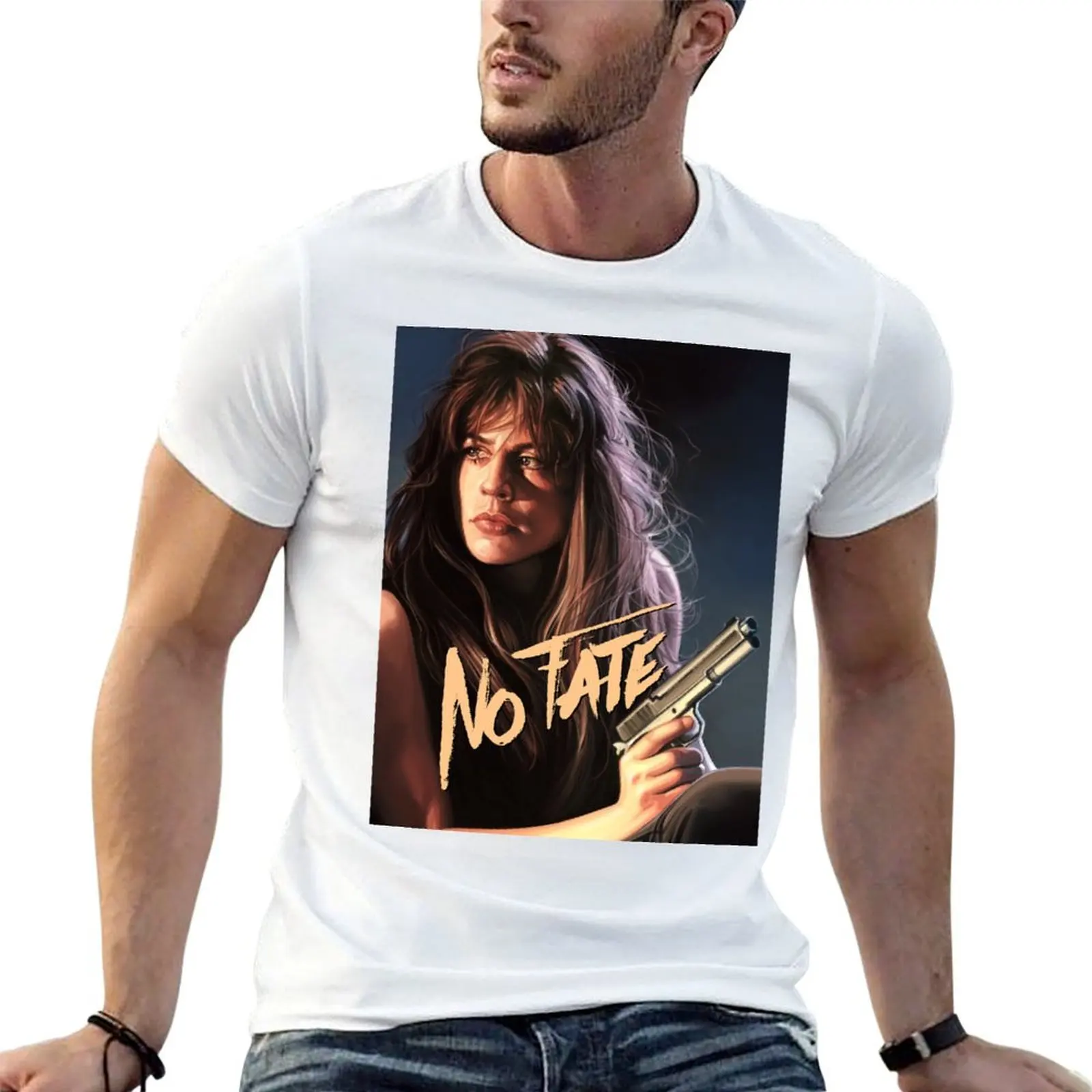 

Sarah Connor T-Shirt cotton t shirts man 100% t shirt personalised T-Shirt