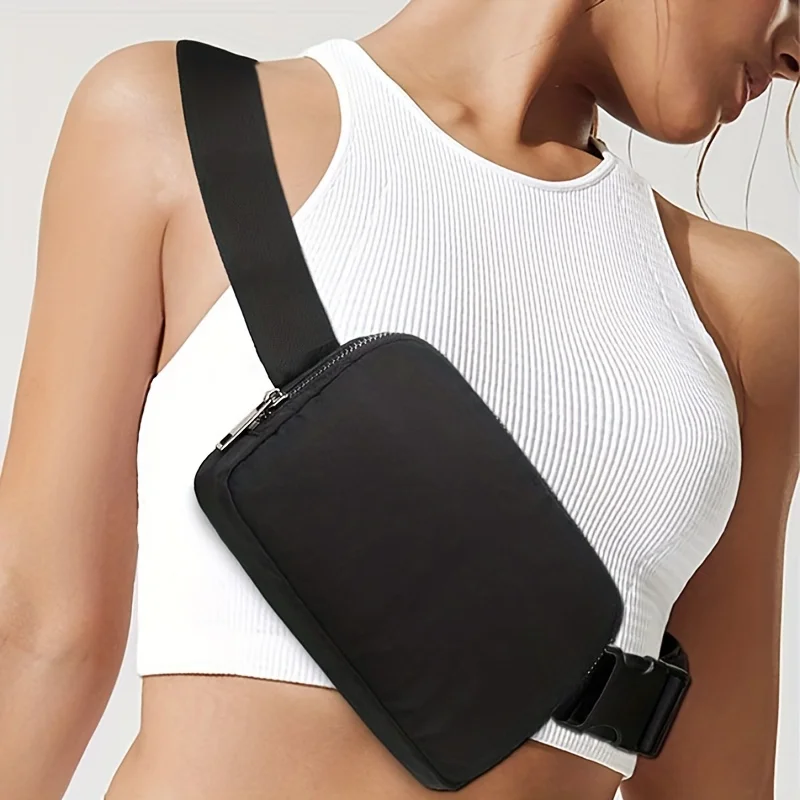

Unisex Mini Waist Bag Adjustable Strap, Unique Design, Perfect for Outdoor Workout, Running & Travel!