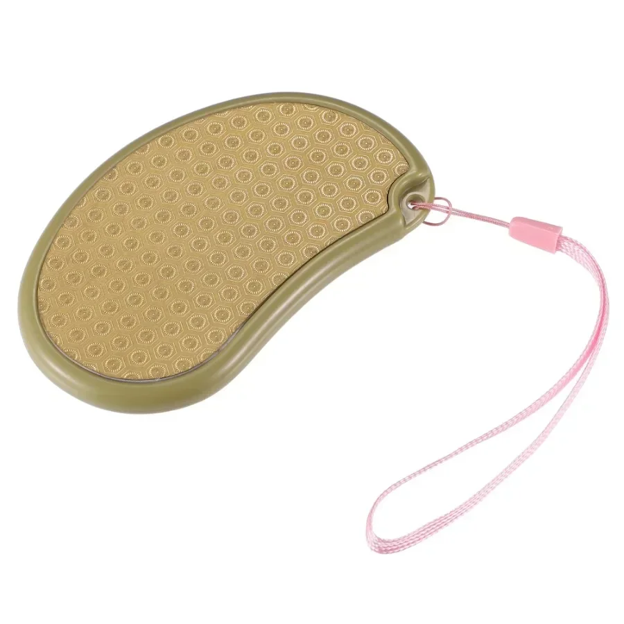 

1 Pc Stainless Steel Foot File Removes Dead Skin Pedicure Foot Scrubber Gold Tone for Effective Foot Care and Smooth Skin in Da