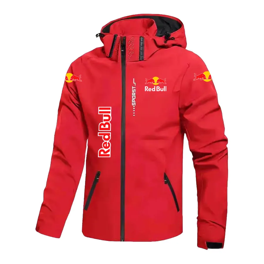 Veste légère à capuche avec Logo Red Bull pour homme, coupe-vent d'extérieur, imperméable, pour alpinisme, moto, équitation, nouvelle collection