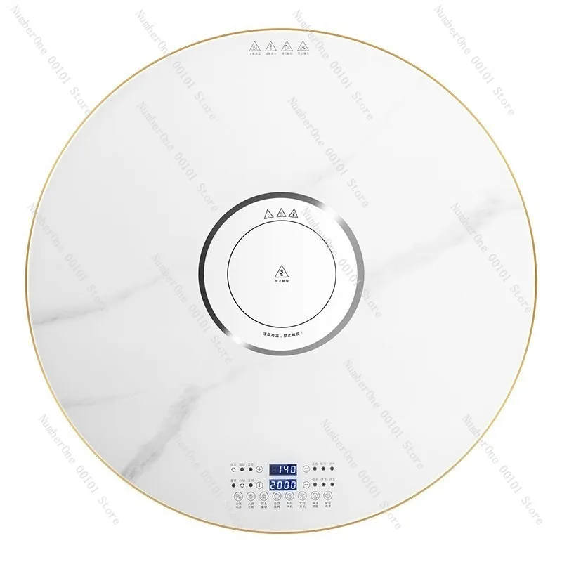 Hot pot warming plate,household dining table,round automatic rotating plate,heating and warming plate for meals,fully automatic