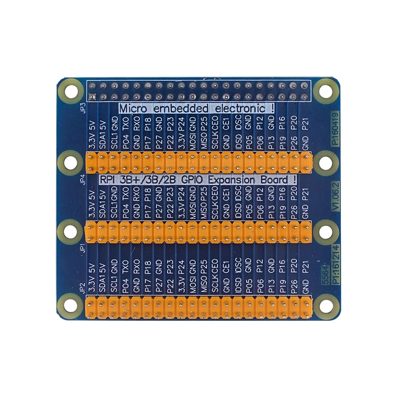 Плата расширения Raspberry Pi 3x40 Pin GPIO, от 1 до 3 модулей GPIO для Orange Pi PC Raspberry Pi 4B Model 3B +