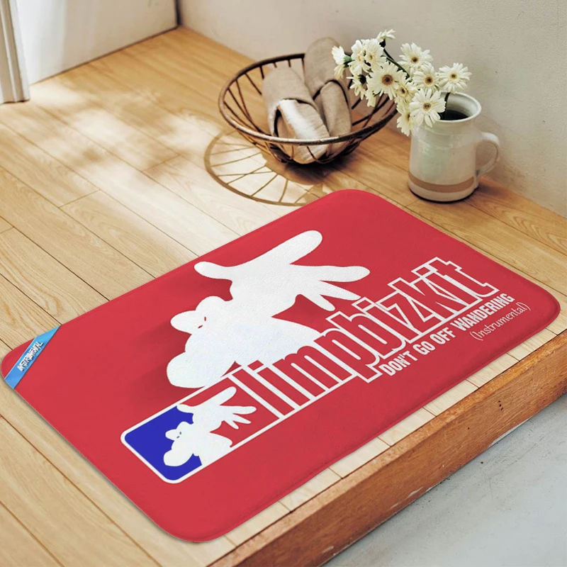 

Room Floor Carpet L-Limp B-Bizkit Hallway Kitchen Bedroom Rug Entrance Door Doormat Balcony Bathroom Foot Mat Slip-resistant