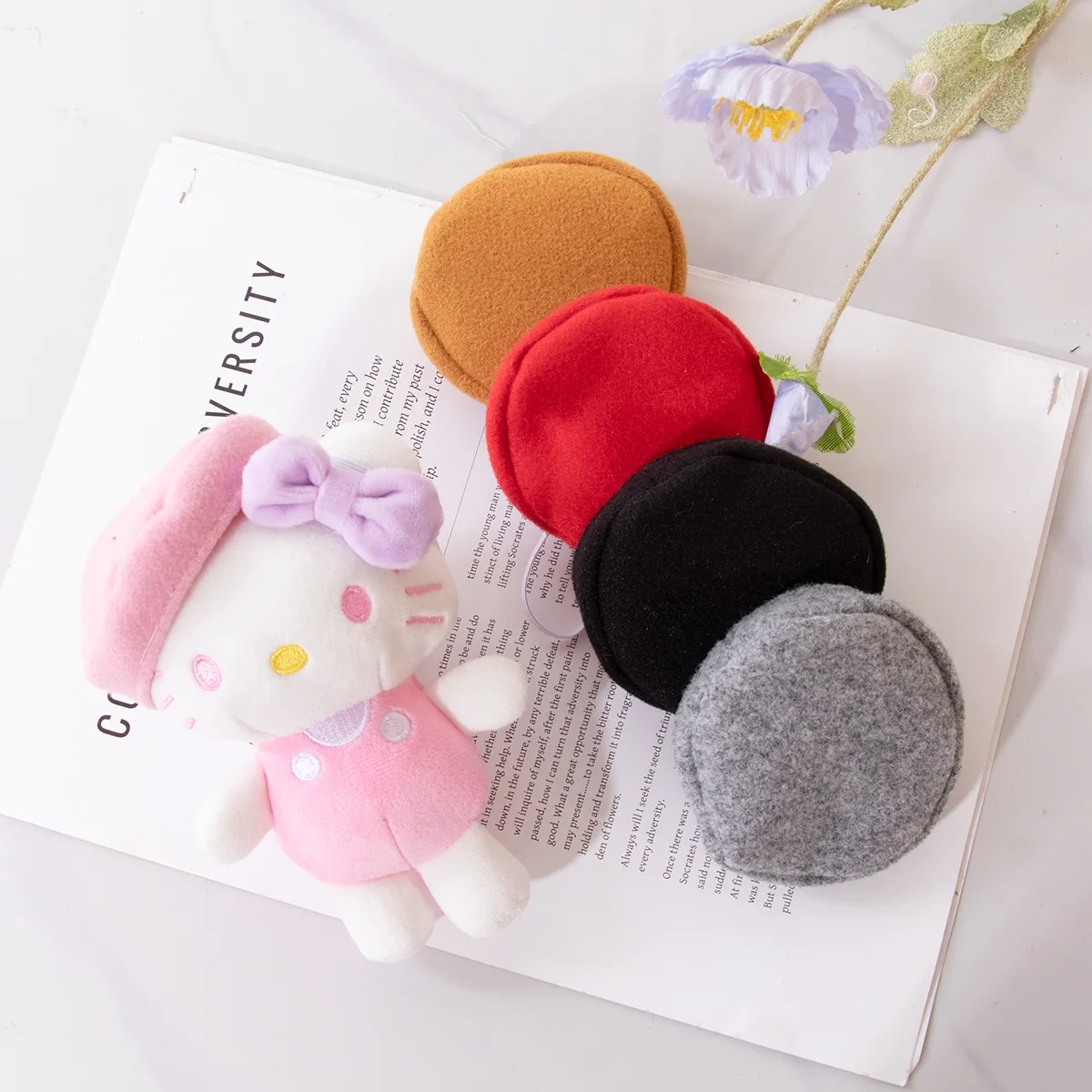 

Новая модная трендовая одежда для кукол Play SP: берет, шляпа художника, декоративная шляпа для кукол 10 см, плюшевая мини-шляпа для кукол