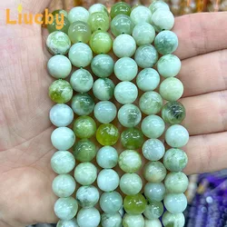 Natural Stone Qingti Milk Cap Round beads for Jewelry Making DIY woman Accessories Bracelets Necklace Rings 15