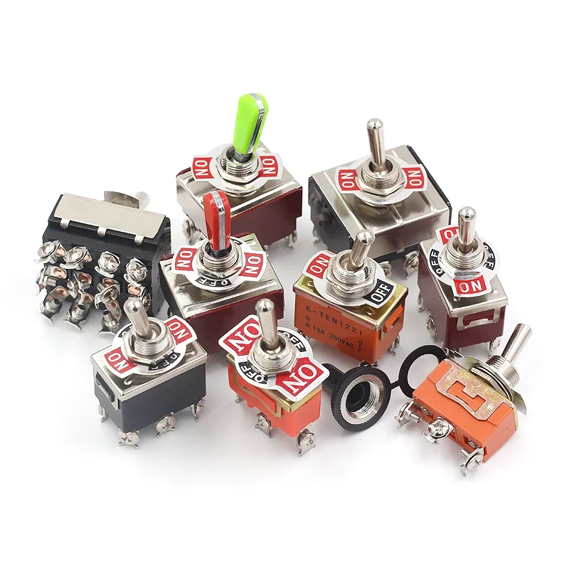 E-TEN1021/1221/1321 toggle switch 1322 forward and reverse power, 6-pin 3-position 223 reset push button switch