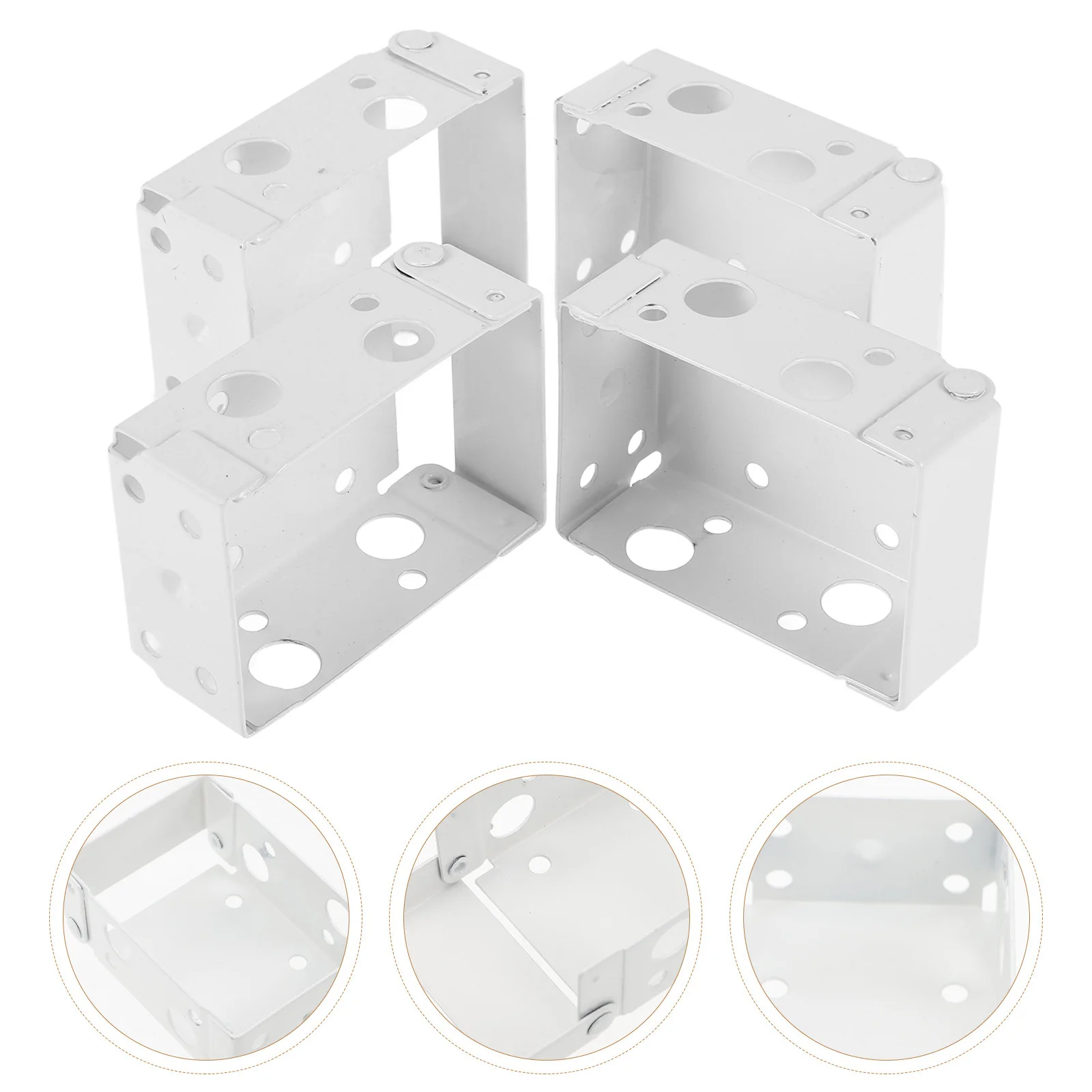 4 قطعة دعامات رأس أعمى للنافذة آمنة وسهلة التركيب خيارات متعددة مادة متينة توفير الوقت بين قوسين أعمى #1