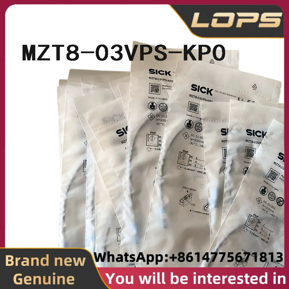 MZT8-03VPS-KP0 Brand new original SICK Cylinder sensor magnetic, Order number 1044458, welcome to consult