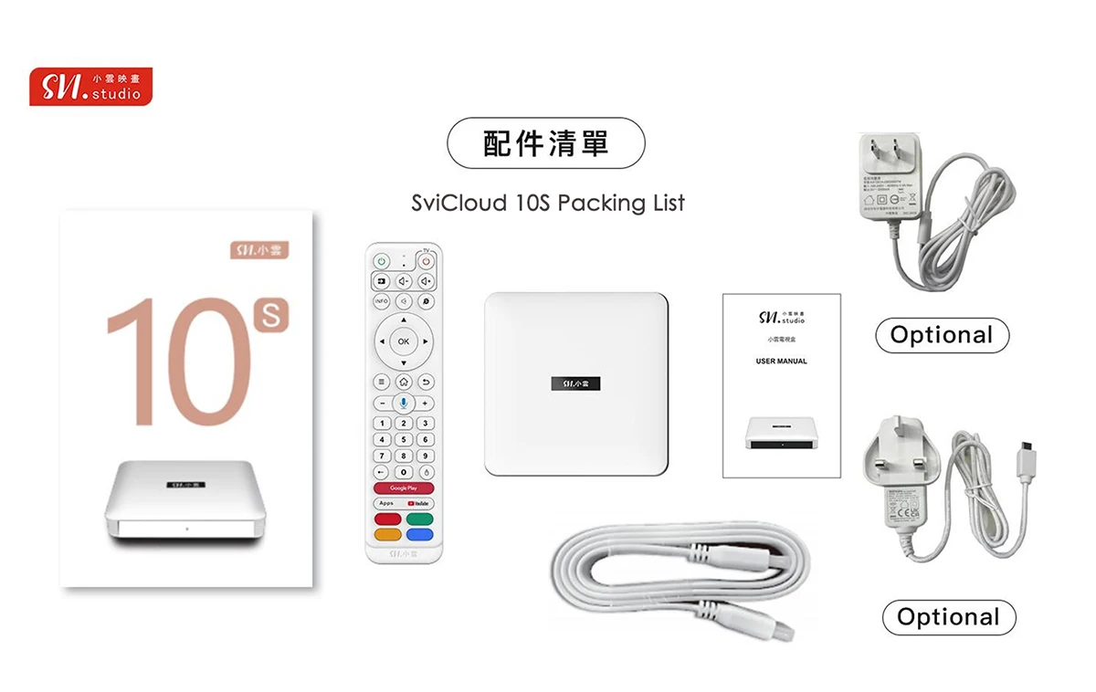 Genuine]2025 SVICLOUD 10S 10P 8k tv box plus 4GB 64GB Australia