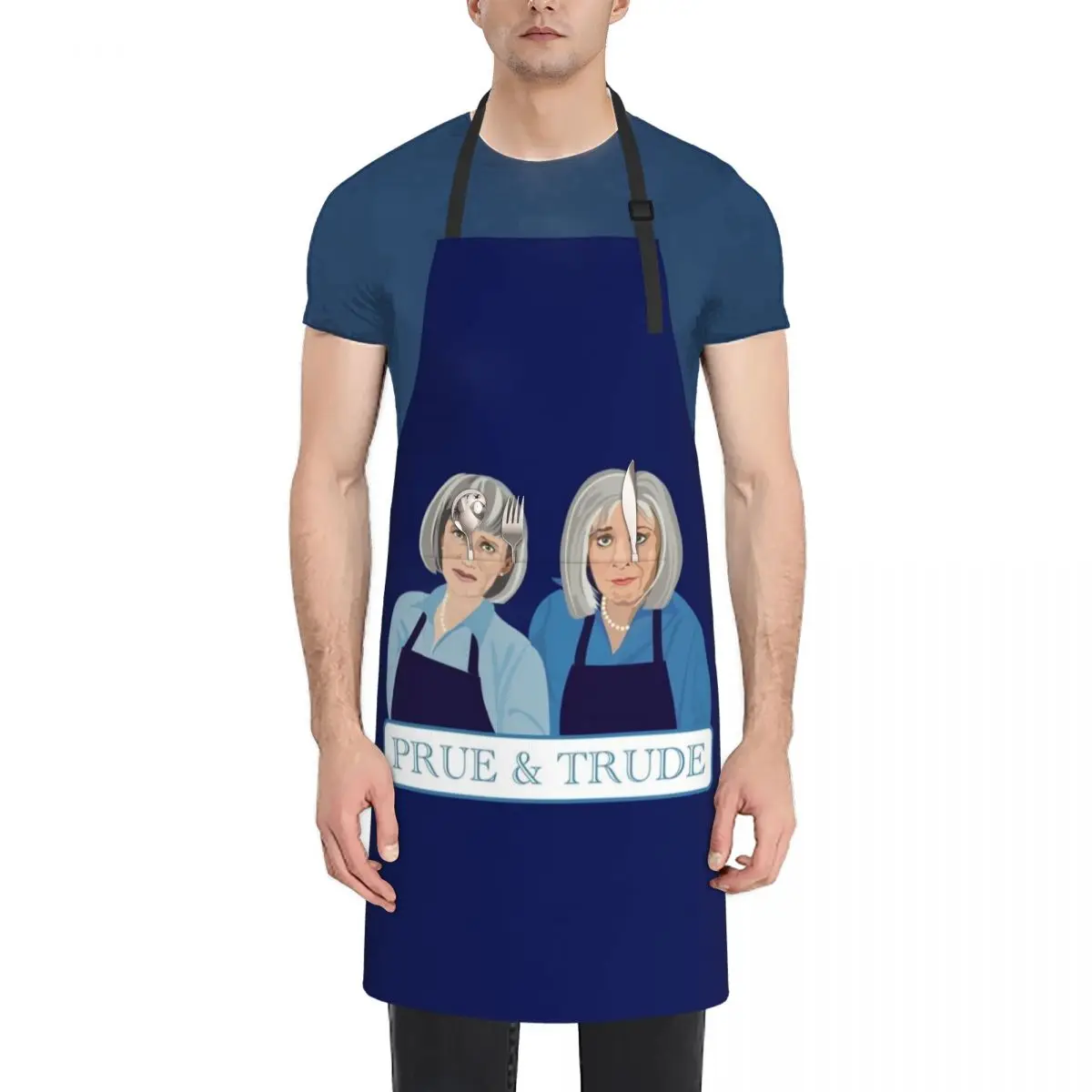 

Prue & Trude TITLE, Kath and Kim Apron household woman For Hairdresser Women Kitchen Kitchen Apras Man Apron