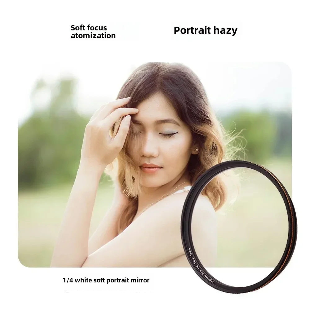 1/4 White Soft Lens Filter 49mm 52 55 58 62 67 72 77 82 mm Soft Filter for Camera Canon Nikon Sony Camera Lens