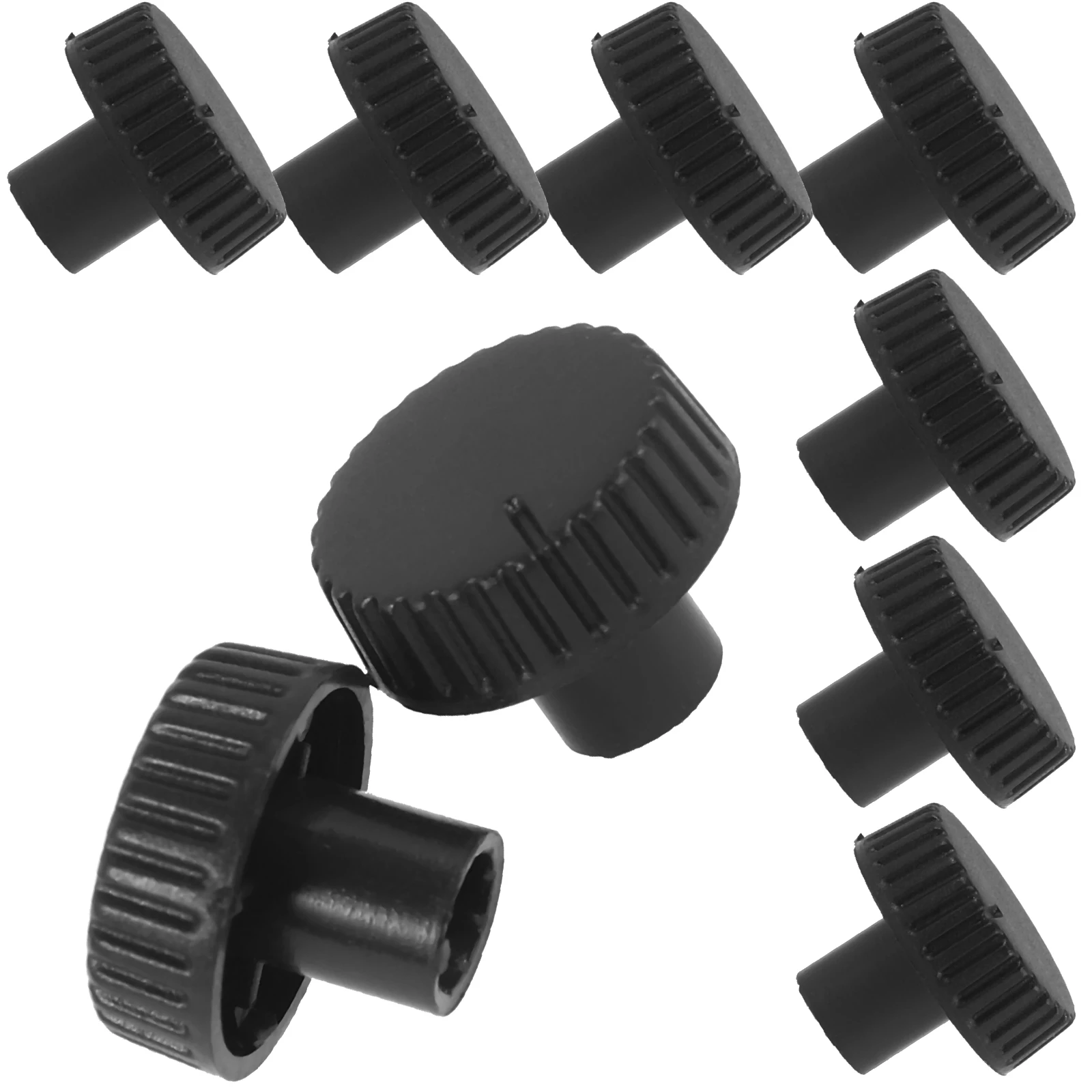 

10 Pcs Disc Player Knob Cap Knobs Plastic Control Caps for Guitar Potentiometer