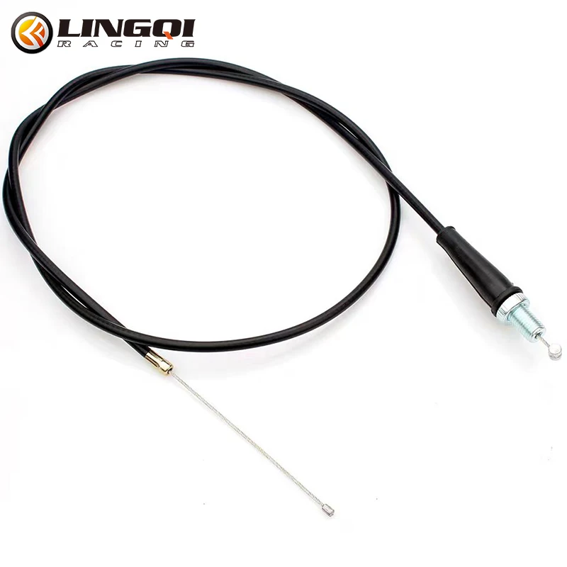 LINGQI RACING Straight Head Gas Throttle  Valve Control Cable Motorcycle Universal Accelerator For Dirt Pit Bike Off-Road