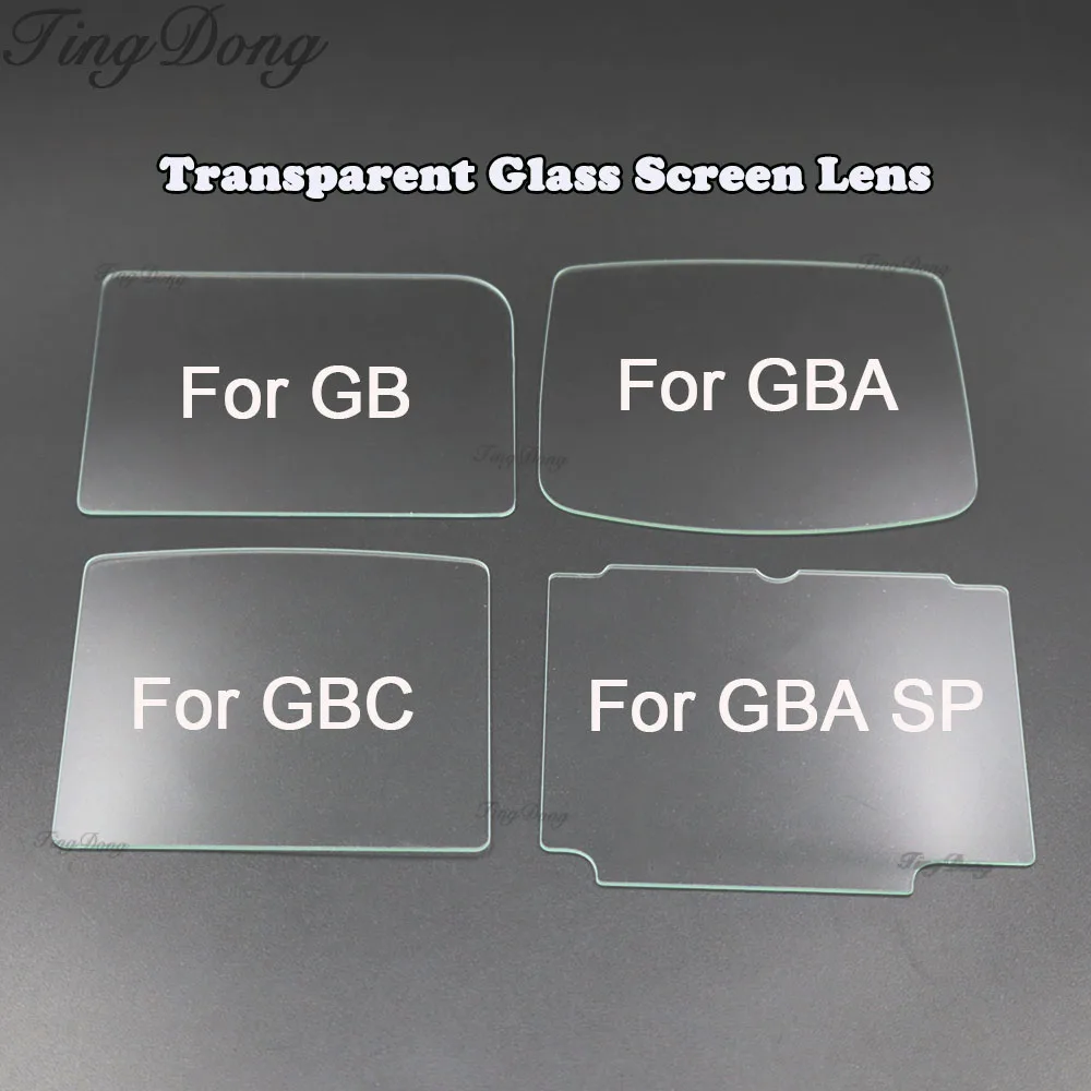 1/2/5pcs Replacement Transparent Glass Screen Lens For GB GBA GBC GBA SP Game Console Outer Cover