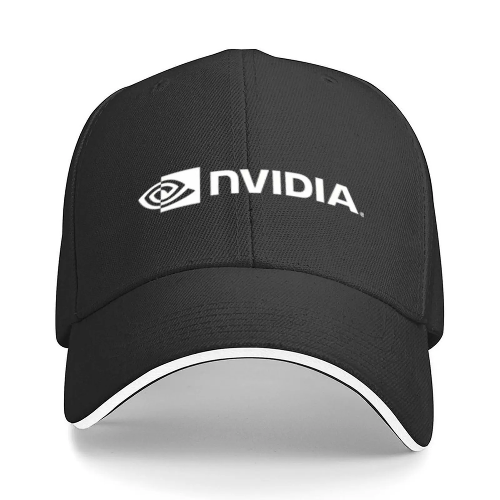 

Nvidia Logo Baseball Cap Vintage New Hat Snapback Cap Big Size Hat Caps Women Men's