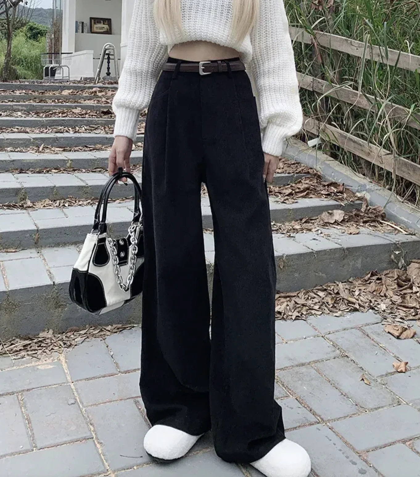 レディース テーラード バケーション エレガント カジュアル ファッション アウトドア スポーツ コーデュロイパンツ オールシーズン対応（ベルトなし）