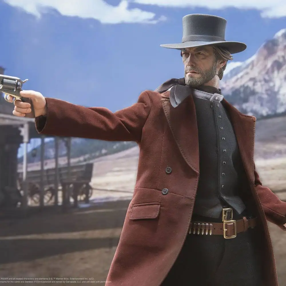 Spot Sideshow 100453 1/6 Pale Knight Preacher Clint Eastwood Figura de Acción Coleccionable Juguete Regalo