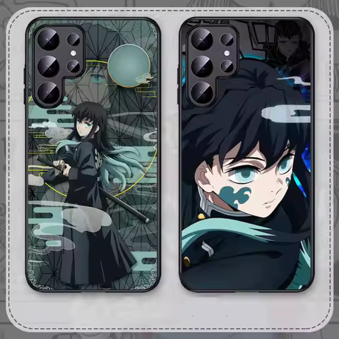 Muichiro Tokito Demon Slayer Phone Case For Samsung Galaxy S25 S23 S24 FE S22 S20 S21 S10 S9 Plus lite Ultra FE S30 Note 20 10