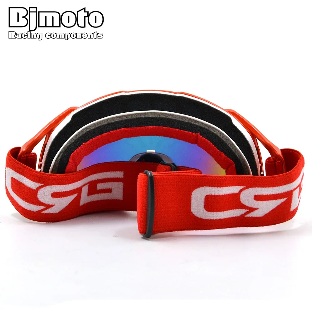 Óculos Off Road Motocross, Óculos de corrida Dirt Bike, Anti vento Eyewear, MX MTB Motocicleta Capacete Goggle