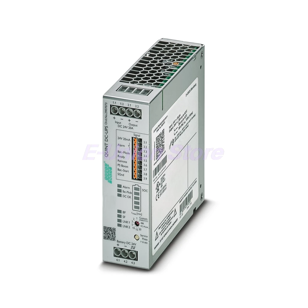 2907073 QUINT4-UPS/24DC/24DC/20/PN UPS 24VDC/20A RJ45 Uninterruptible Power Supply