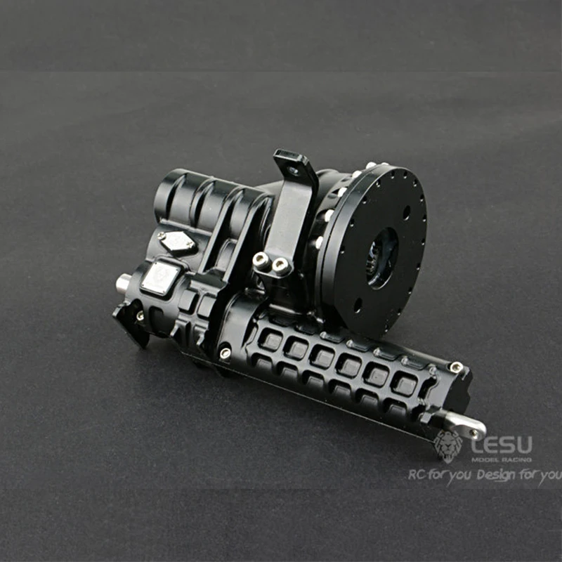 RC 1/14 LESU 3-Gang-Planetengetriebe für Tamiya Hydraulikbagger, Lader, Muldenkipper, Tripper DIY-Teile – Detail 1