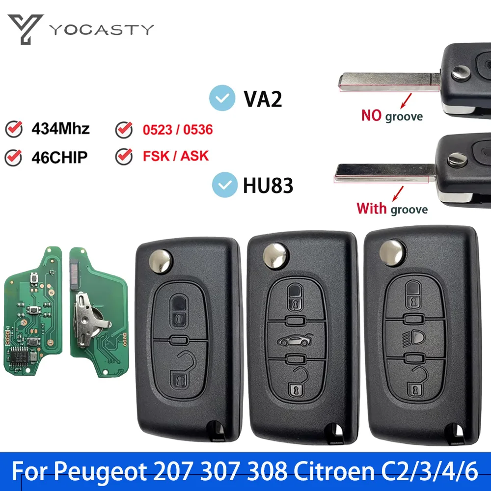 Flip Remote Car Key…