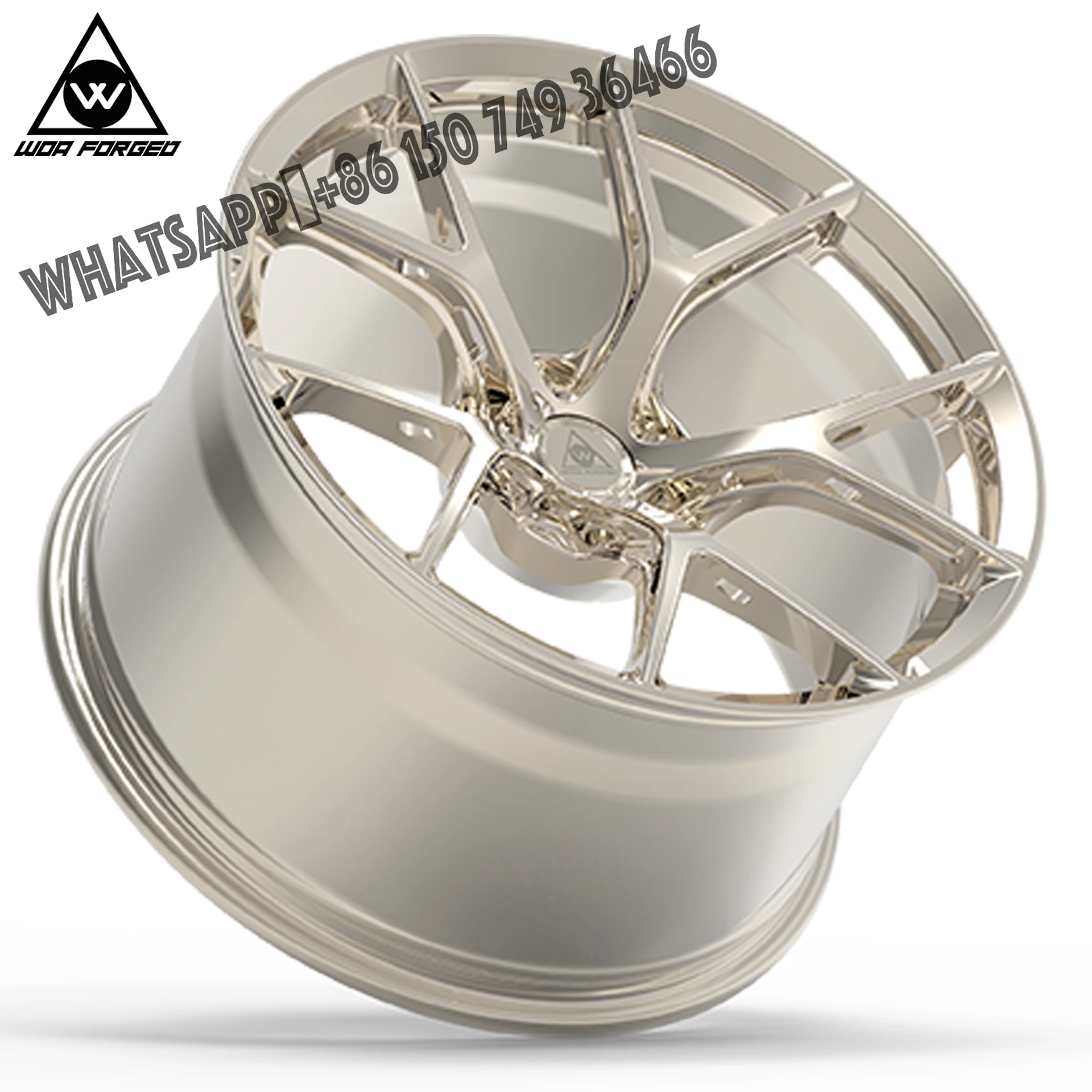 

New Forged Wheels Lightweight Rid Fir Rims Customized Polished Frozen Gold 17 18 19 20 21 22 Inch for Toyota Civic BMW 3 Series