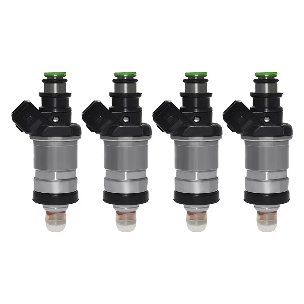 4 Pcs New Fuel Injectors For 1985-1997 Honda Accord Prelude Civic CRX 1.5L/1.6L/2.0L/2.1L/2.2L/2.3L/2.7L 06164-P0A-000