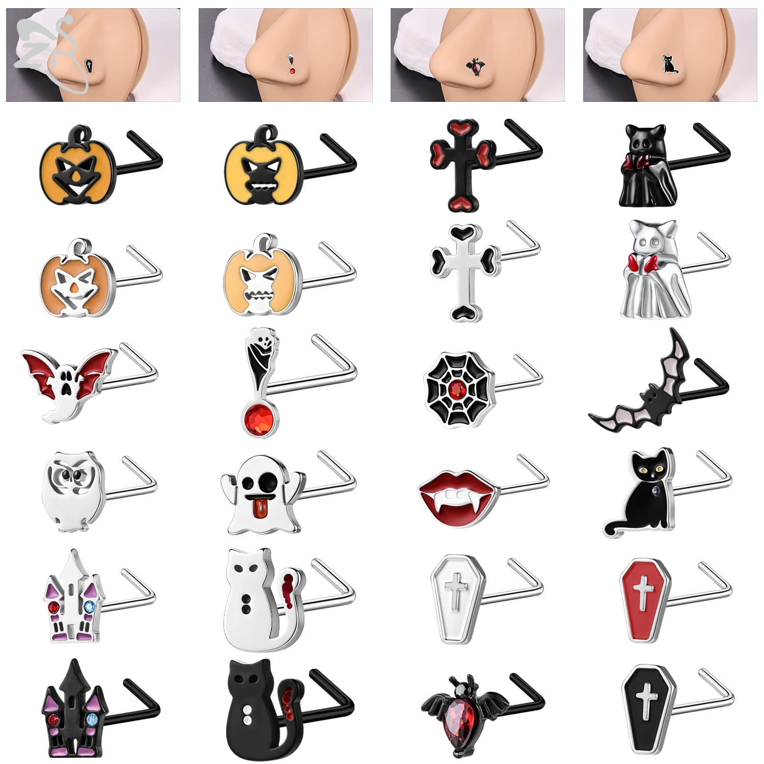 Zs 1PC Silver Color… - image