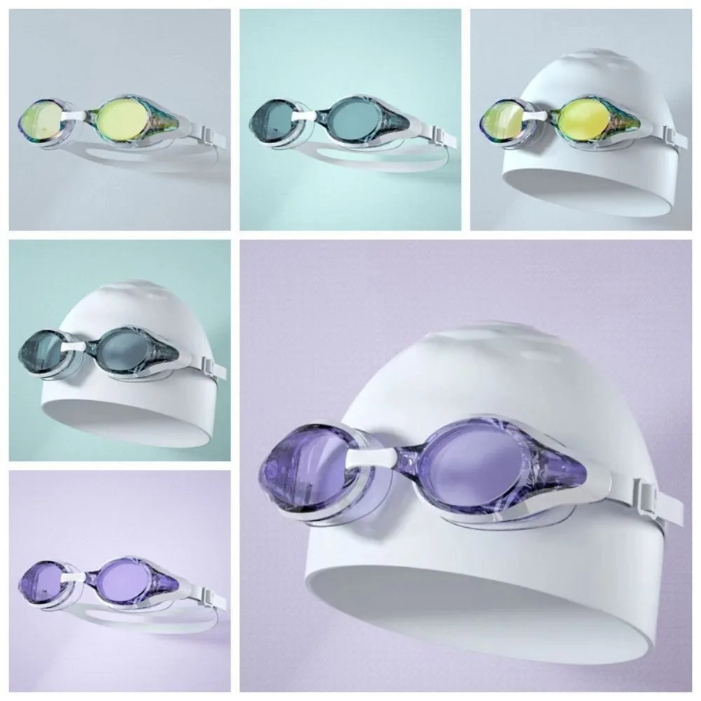 Lunettes de natation étanches en silicone pour adultes, ensemble de natation, anti-buée, sports nautiques, bonnet interdit, nouveau