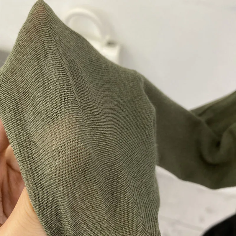 Dünnes, weiches amerikanisches Langarm-T-Shirt mit hohem gestapeltem Ausschnitt, enge Perspektive, Unterhemd für Damen, Slim-Fit-Tops, sexy Streetwear – Detail 16