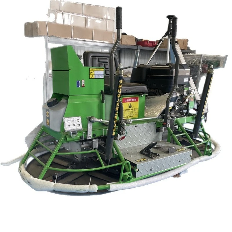 Car-mounted double disc polisher, large concrete floor light collector, road surface polisher